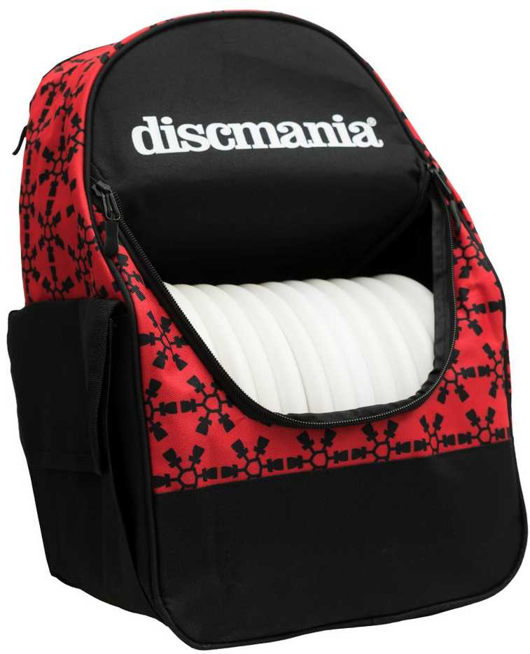 Kuprinė diskgolfo diskams DISCMANIA Fanatic Go Raudona