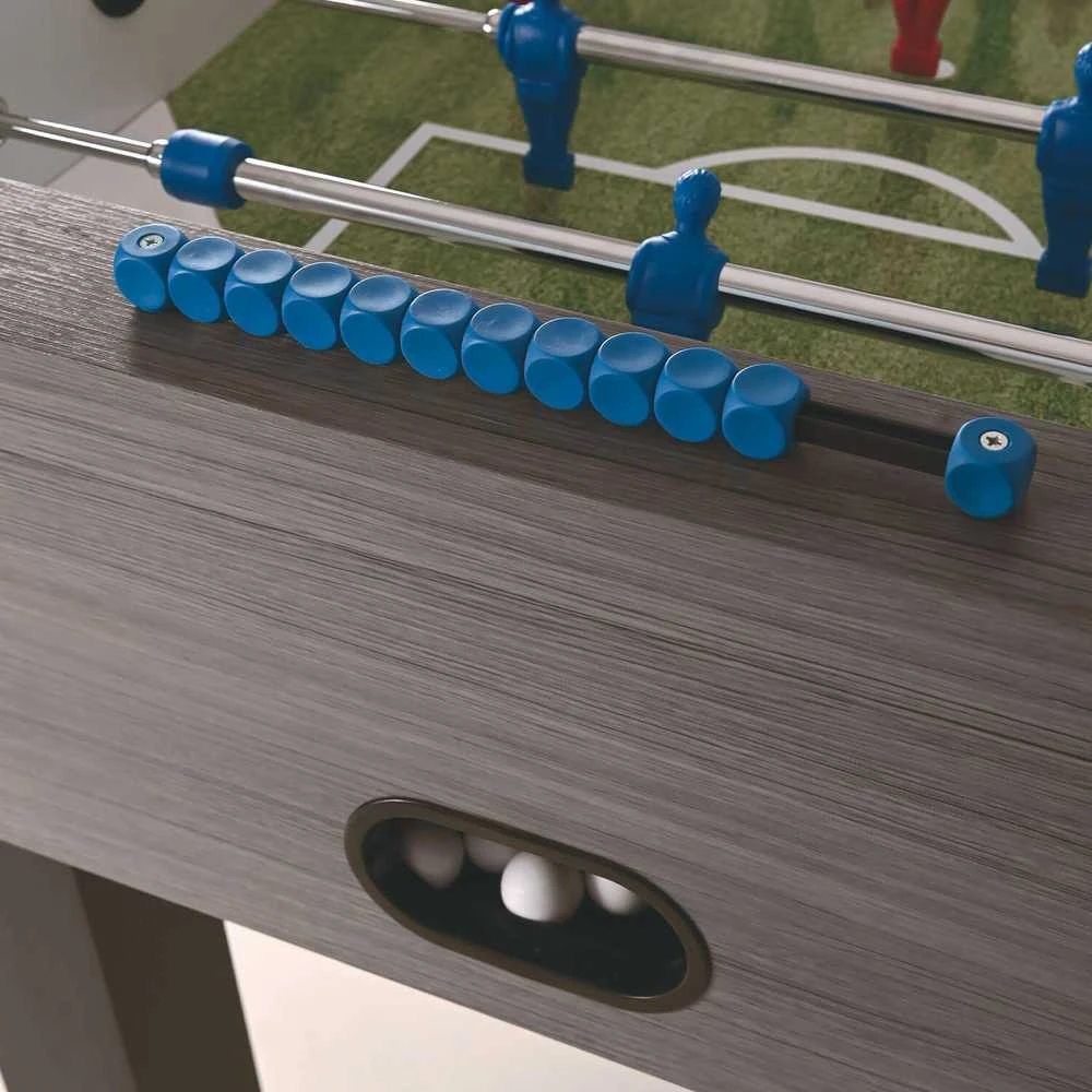 Futbolo stalas F-100 pilkas oak telesc. rods 2dėž