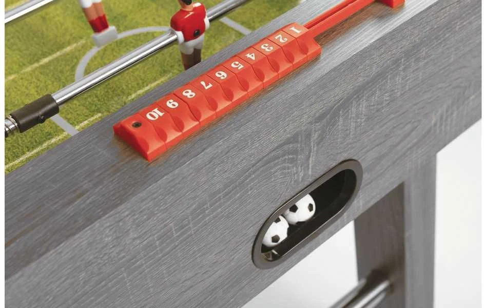 Futbolo stalas F-2 Pilkas OAK telescopic rods