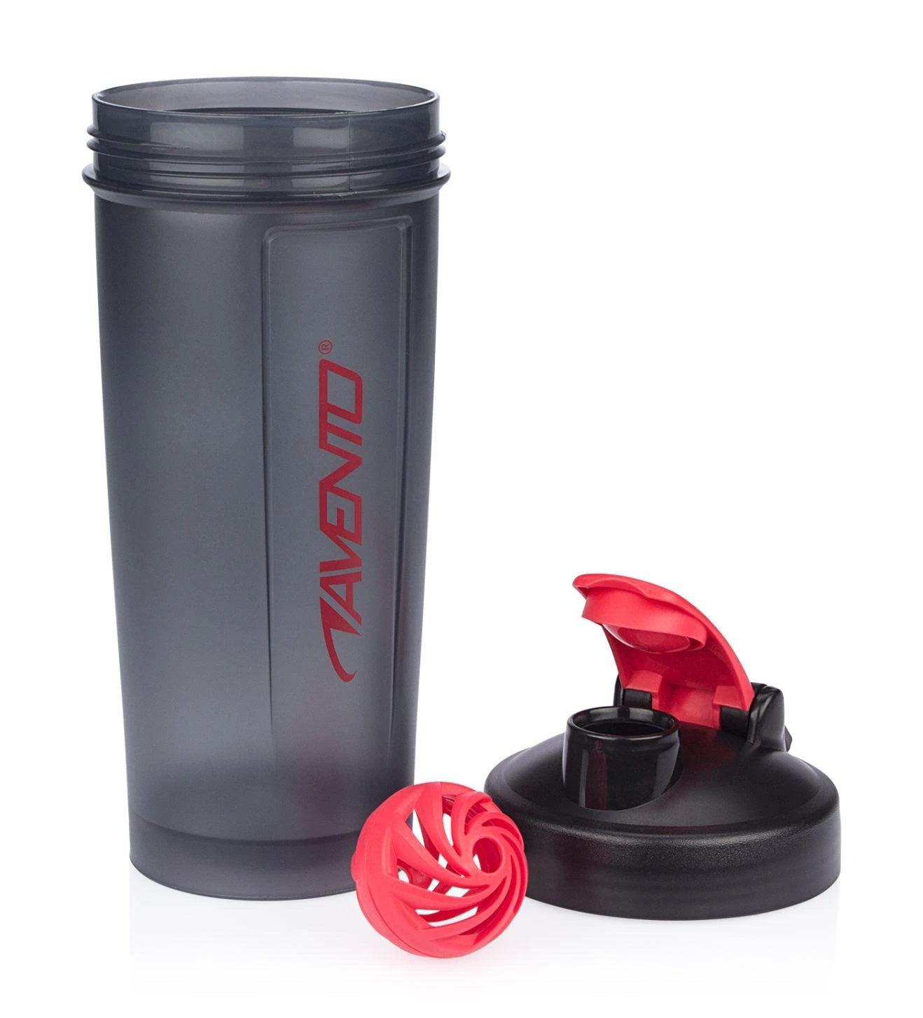 Gertuvė AVENTO Shaker 21WQ 1l Pilkas/Raudona