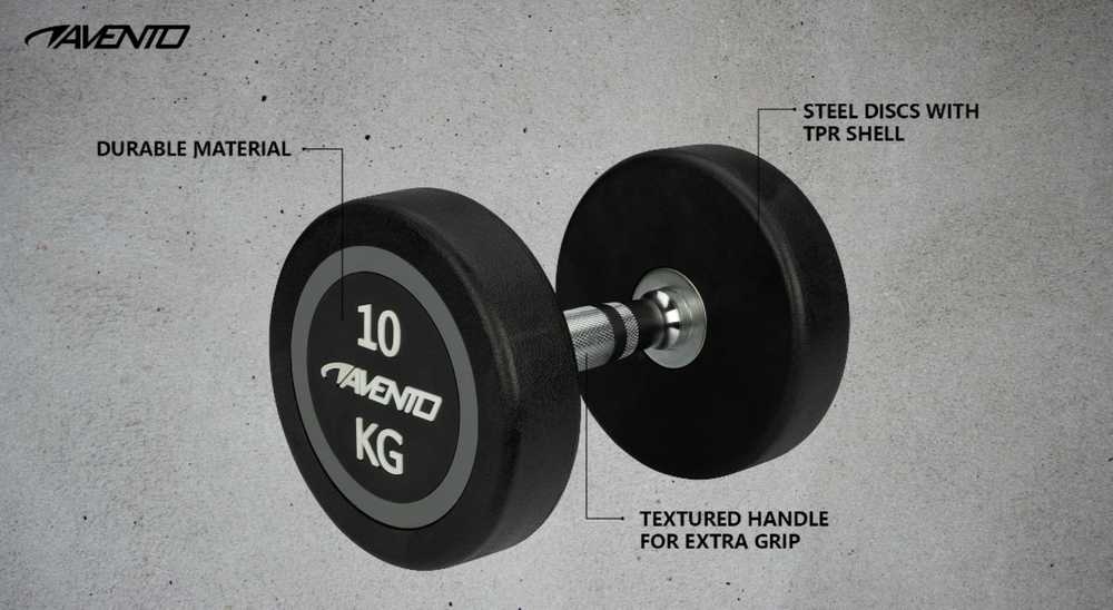 Hantelis AVENTO 42DP 10kg