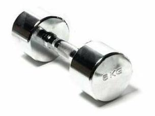 Hantelis chromas. TOORX MC-6 6kg