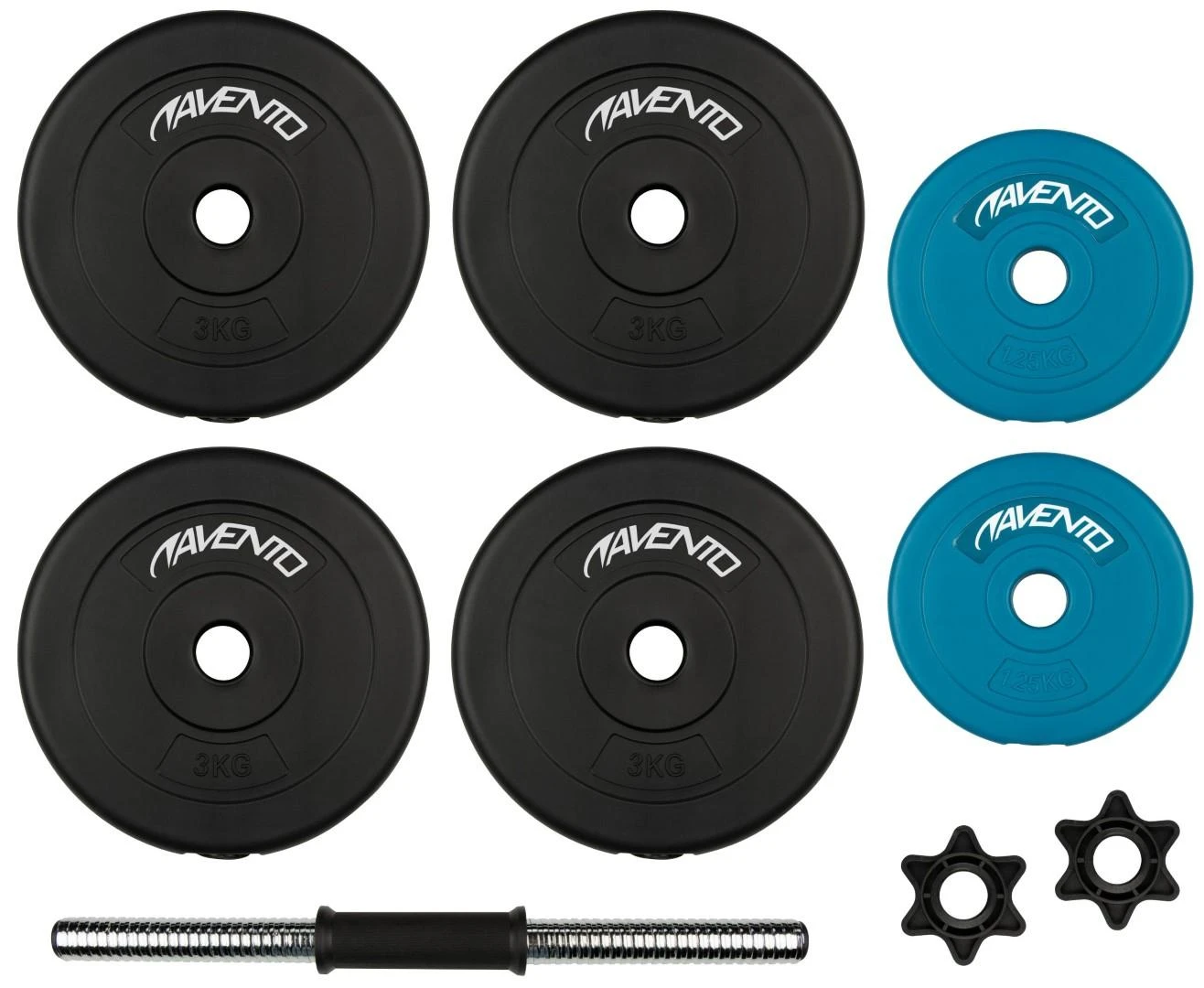 Schreuders Sport Hantelis keič. svorio 15kg AVENTO 42DF sintetinis