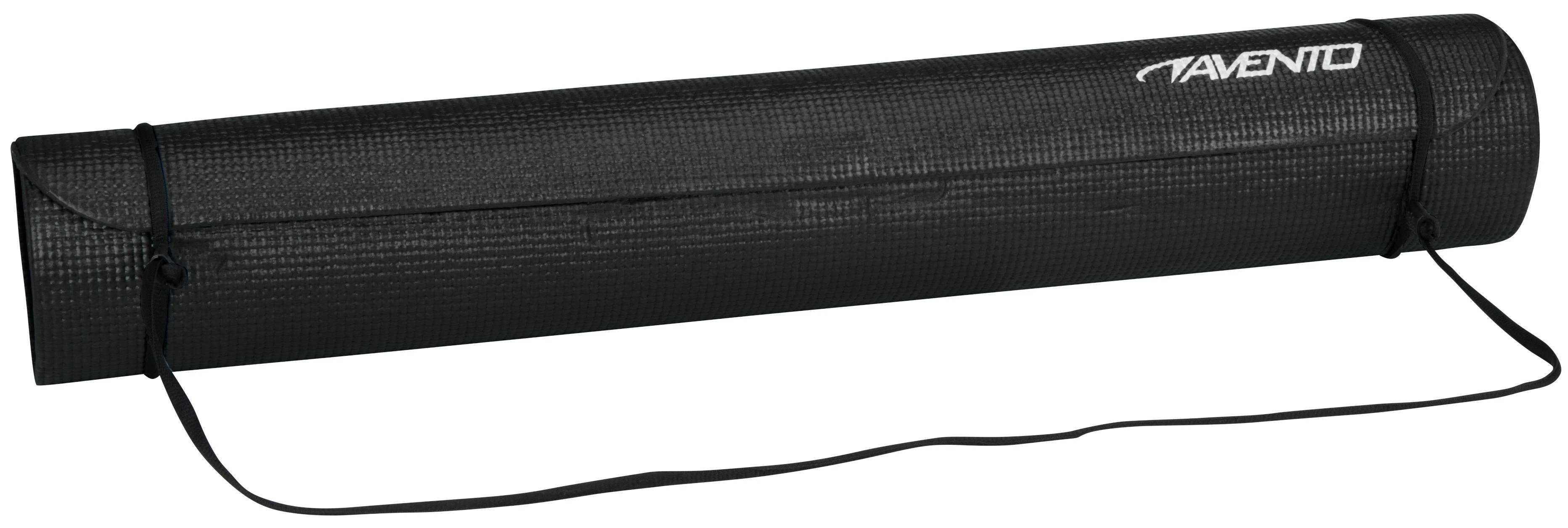 Schreuders Sport Kilimėlis fitnesui/jogai AVENTO 42MB 173x61x0,4cm Juodas