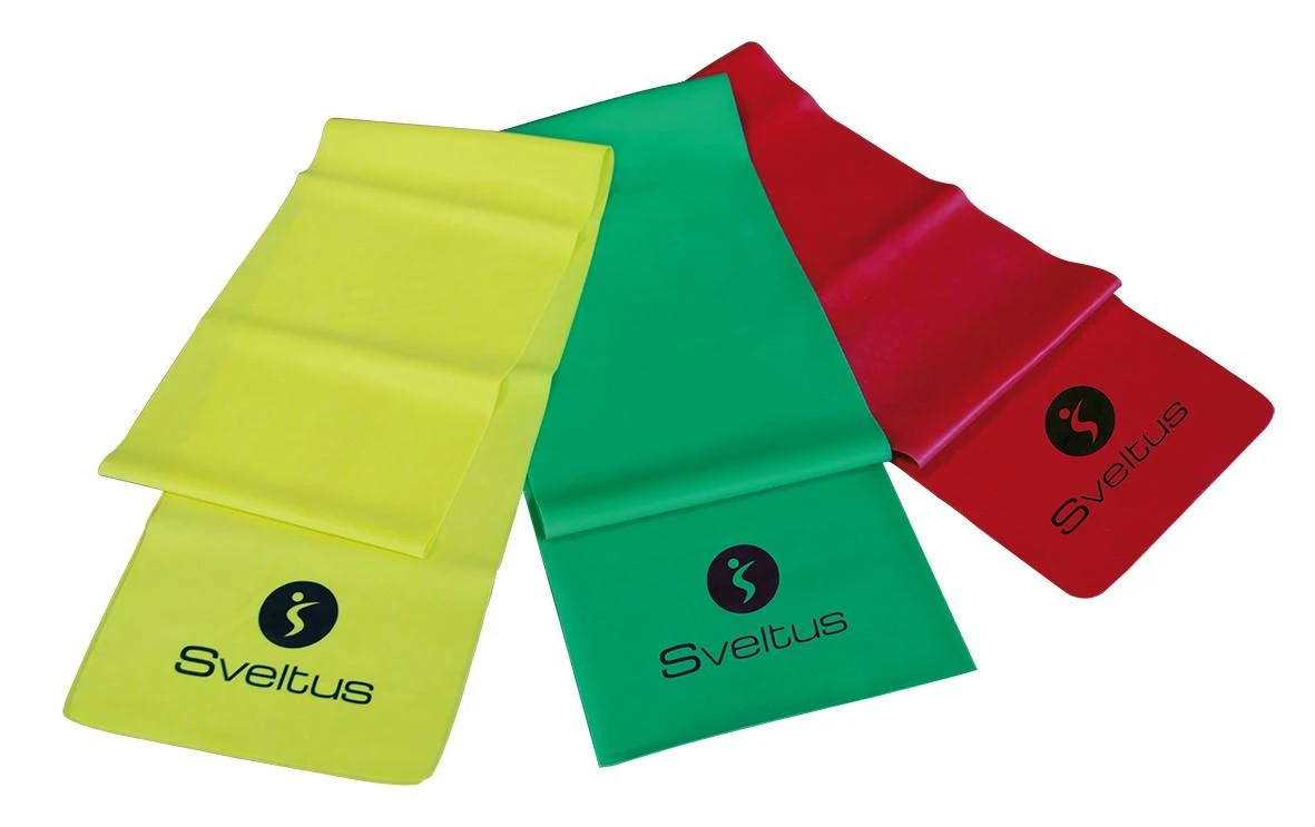 Juosta mankštai LATEX BAND (stipri) 120cm red