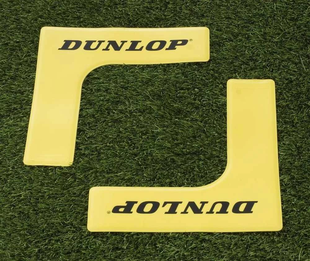 Kampai teniso kortui DUNLOP 8vnt yellow