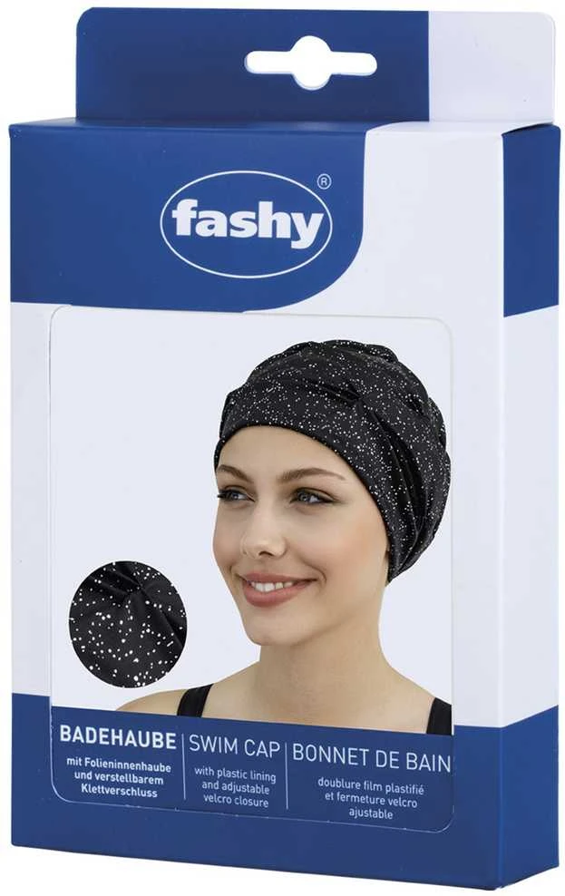 Kepuraitė plauk. mot. su pamušalu FASHY 3434 20 juodas