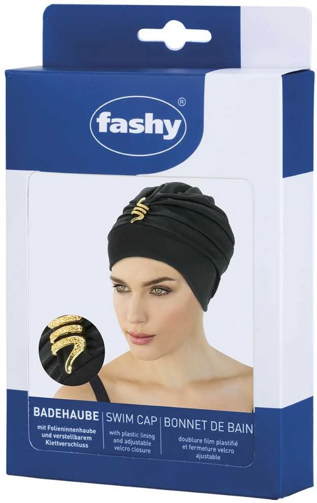 Kepuraitė plauk. mot. su pamušalu FASHY 3483 juodas