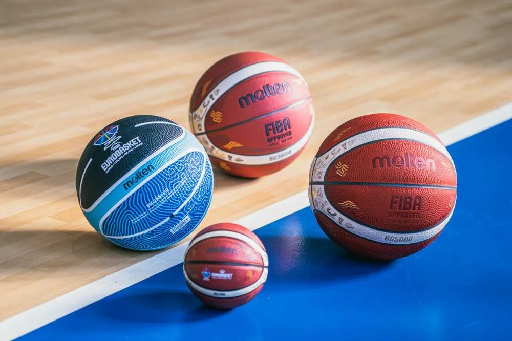 Krepšinio kamuolys training MOLTEN B7G3800-E5Z FIBA Eurobasket 2025