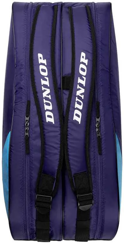 Krepšys tenisui DUNLOP FX-CLUB 10 violet/juodas/cyan