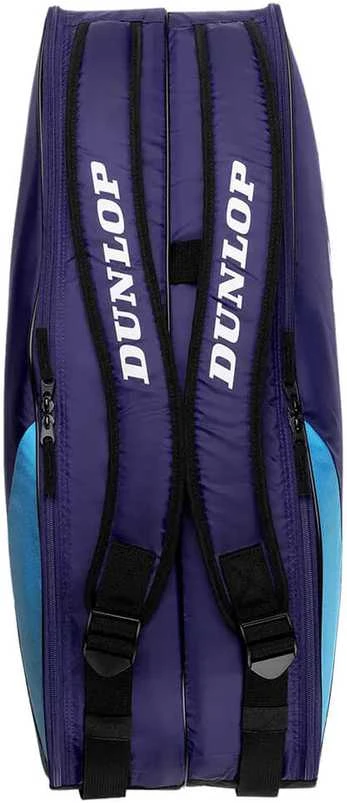 Krepšys tenisui DUNLOP FX-CLUB 6 violet/juodas/cyan