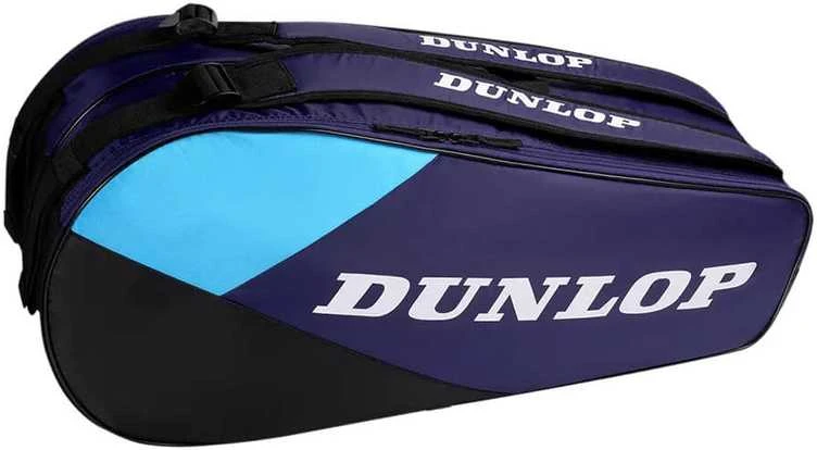 Krepšys tenisui DUNLOP FX-CLUB 6 violet/juodas/cyan
