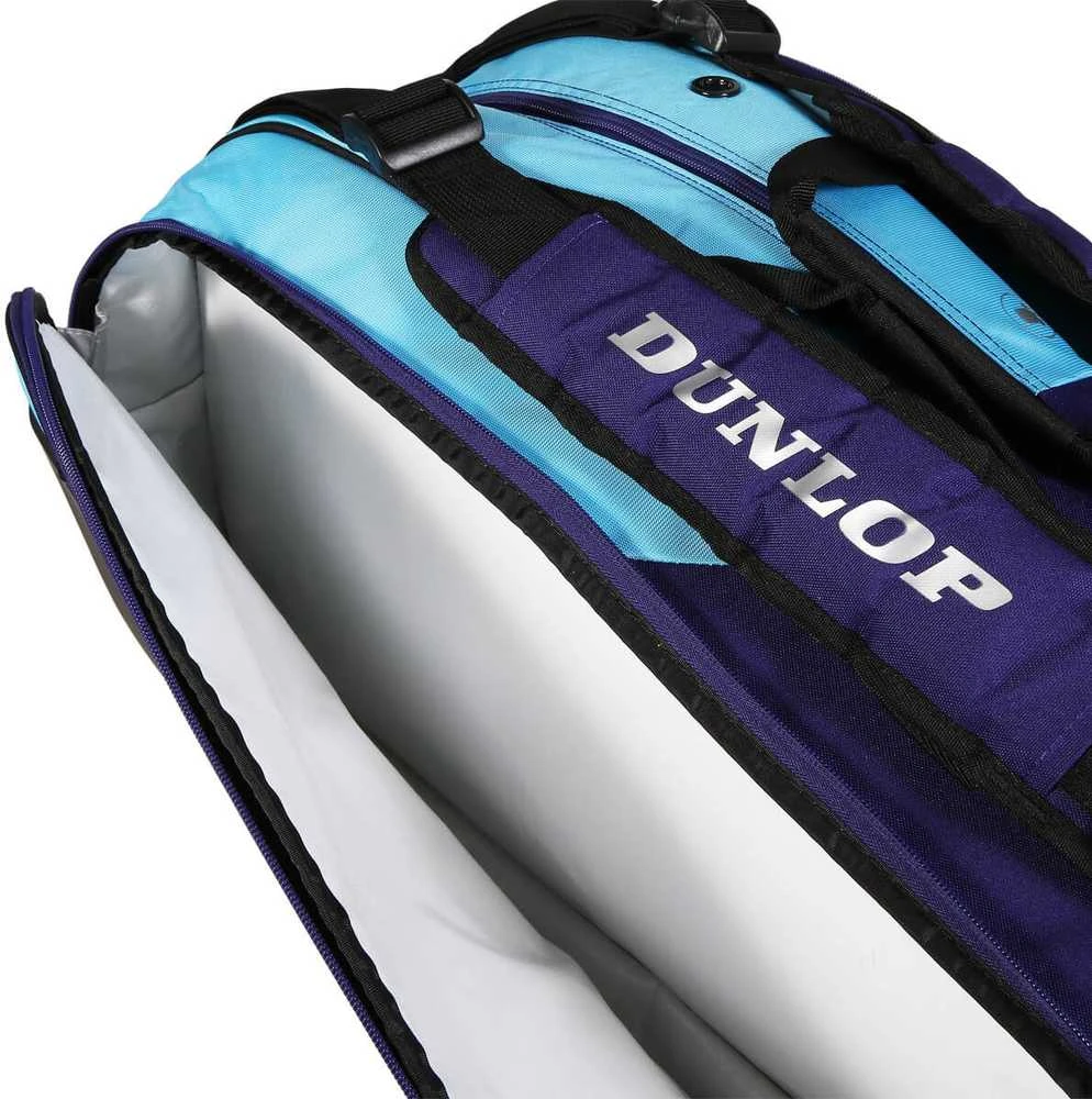 Krepšys DUNLOP FX-PERFORMANCE 8 violet/juodas/cyan
