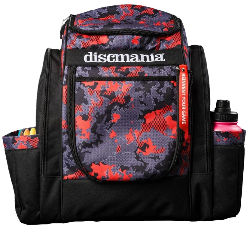 Kuprinė diskgolfo diskams DISCMANIA Fanatic Sky Raudona