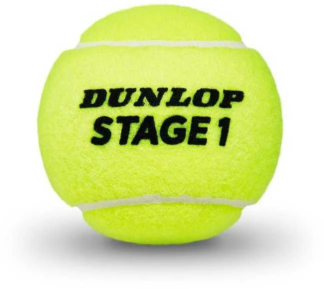Teniso kamuol. DUNLOP STAGE 1 Žalias 3-tube ITF