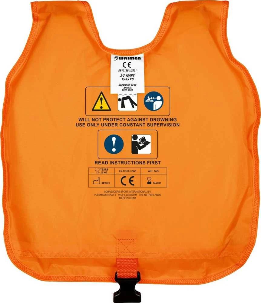 Orange Plaukimo liemenė 52ZC ORA 15-19kg oranžinis