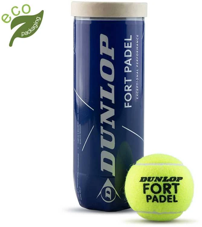 Padel kamuoliukai DUNLOP FORT PADEL FIP 3-pet