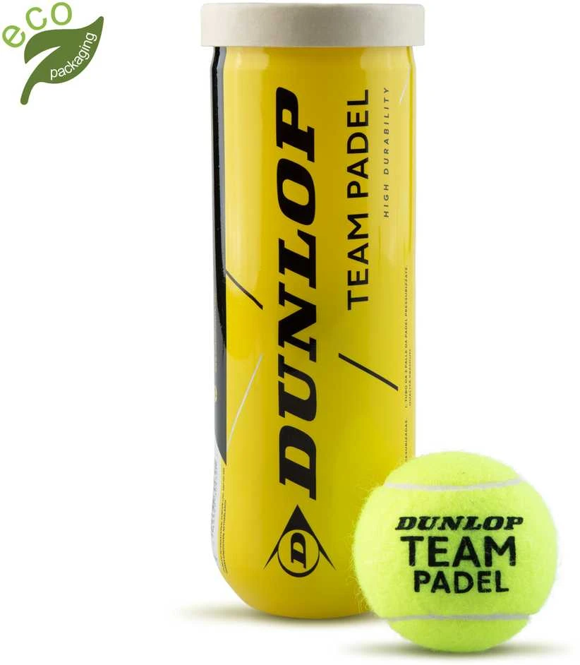 Padel kamuoliukai DUNLOP TEAM PADEL 3-pet