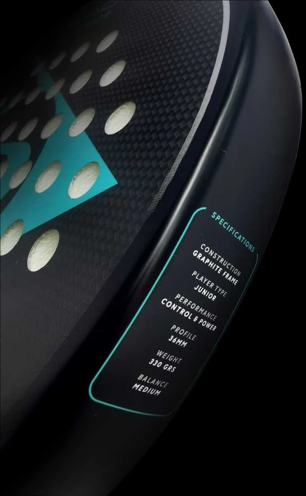 Padelio raketė Dunlop GALACTICA JNR, aukso/juoda
