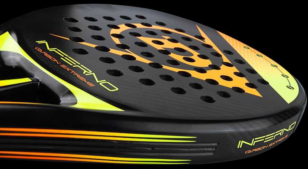 Padel raketė Dunlop INFERNO CARBON EXTREME 3K 370g, žema kaina | Varle.lt