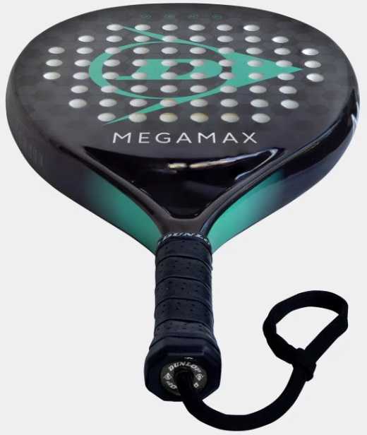 Padel raketė Dunlop MEGAMAX Juodas 365g, žema kaina | Varle.lt