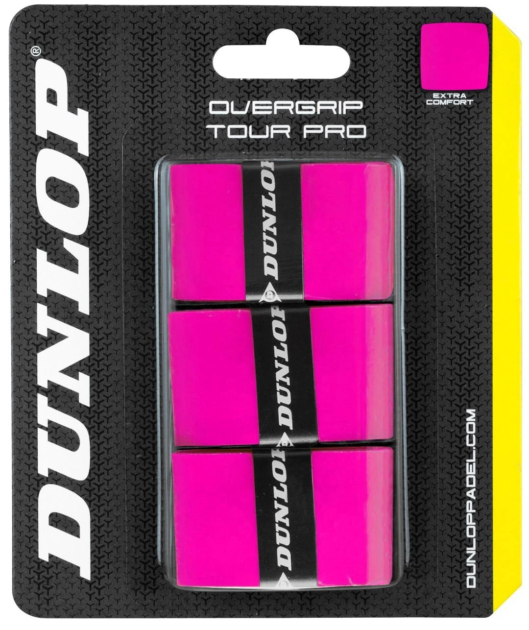 Padel raketės virš. apvija TOUR PRO 3vnt. pink