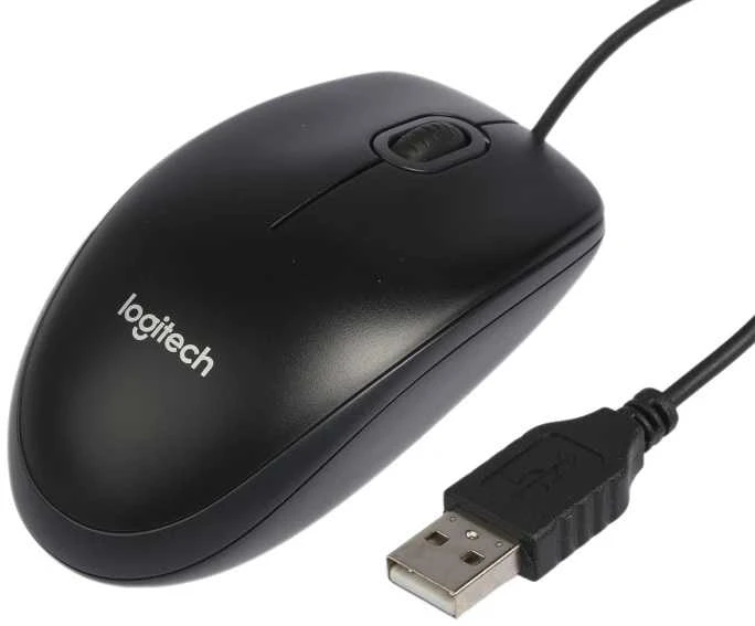 Pelė Logitech B100, Juoda