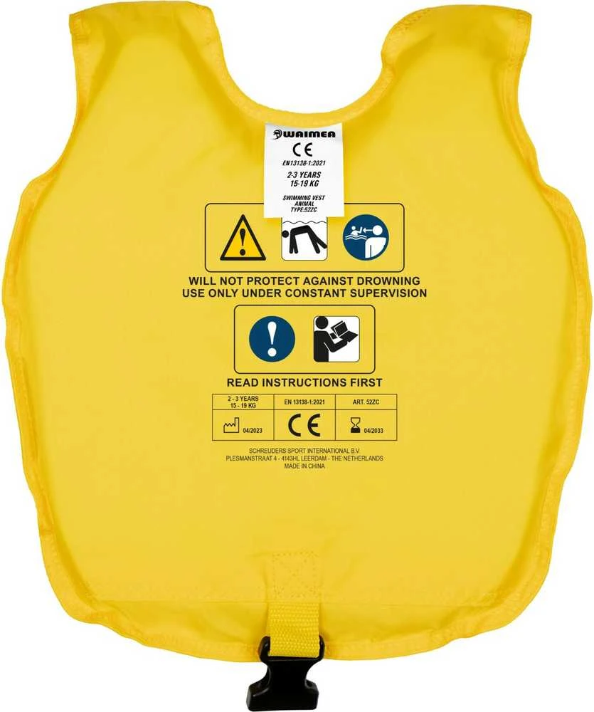 Sourcing Plaukimo liemenė 52ZC GEE 15-19kg yellow