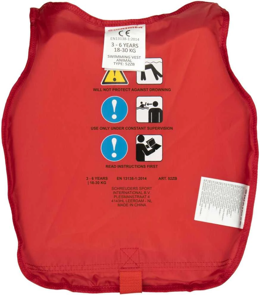 Waimea Plaukimo liemenė 52ZB ROO 18-30kg red