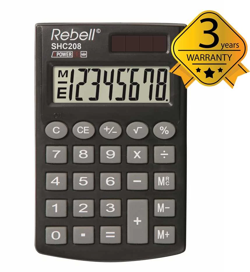 Skaičiuotuvas kišeninis Rebell SHC208