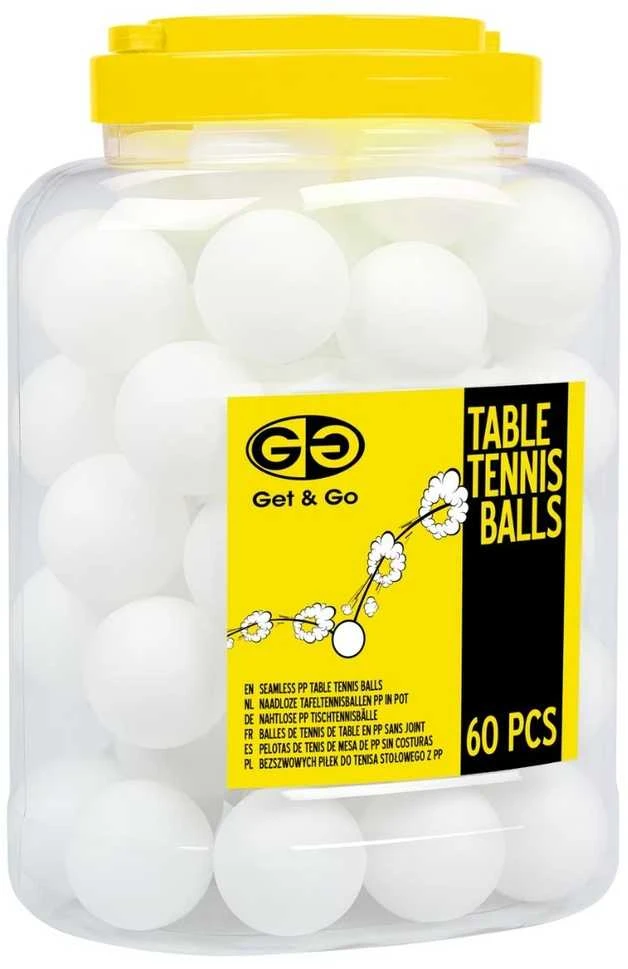 Stalo teniso kamuoliukai 61PK 60vnt
