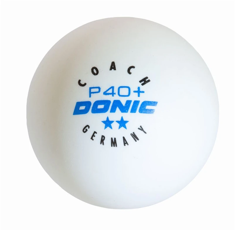 Stalo teniso kamuoliukai DONIC P40+ Coach 2žv. 120 vnt Baltas