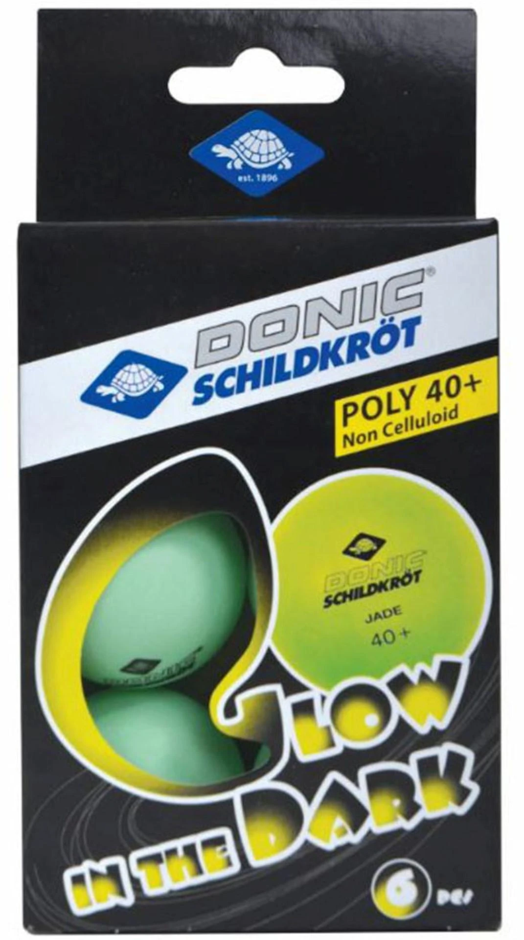 Stalo teniso kamuoliukai DONIC P40+ Glow