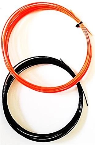 Stygos tenisui Dunlop NT HYBRID Oranžinis 1.31/1.27mm Juodas/Oranžinis