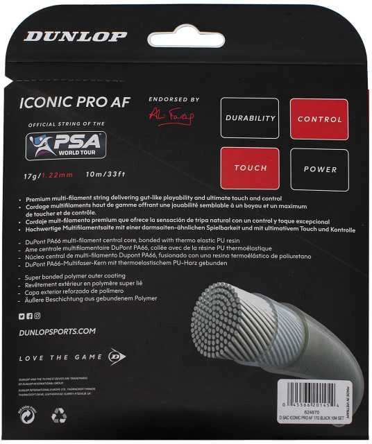 Stygos skvošui ICONIC PRO AF 17g/1,22mm 10m