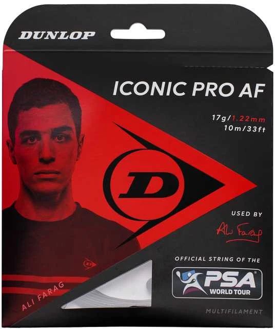 Stygos skvošui ICONIC PRO AF 17g/1,22mm 10m