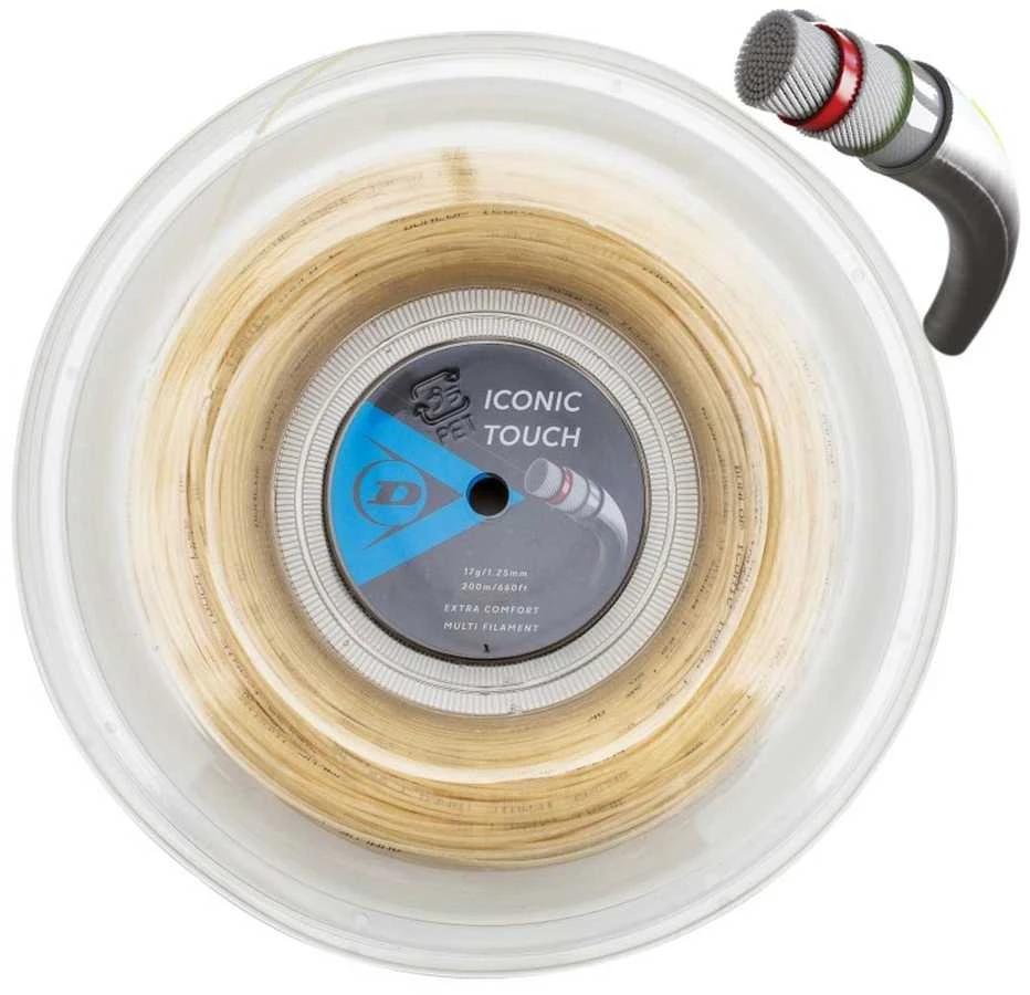 Dunlop Stygos tenisui ICONIC TOUCH 17g/1.25mm 200m