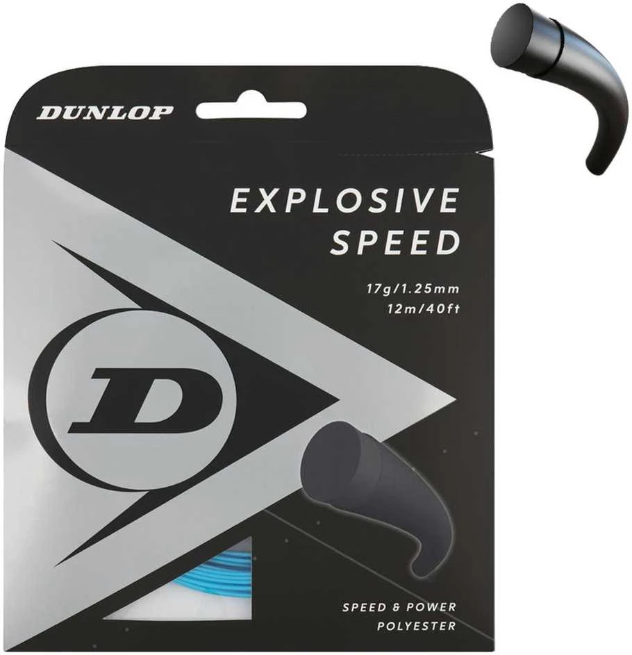 Blue Stygos tenisui EXPLOSIVE SPEED 17g/1,25mm 12m mėlynas