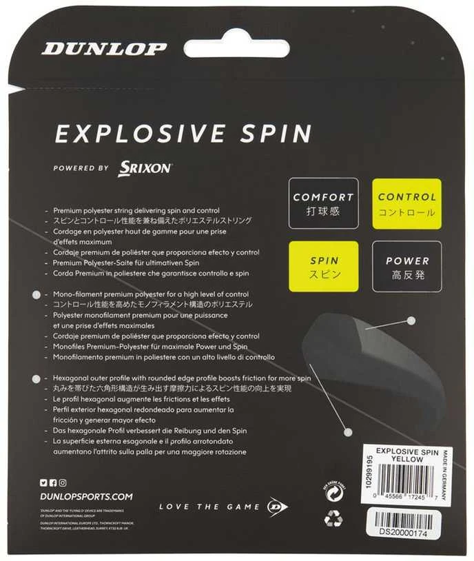 Stygos tenisui EXPLOSIVE SPIN 17g/1.25mm 12m