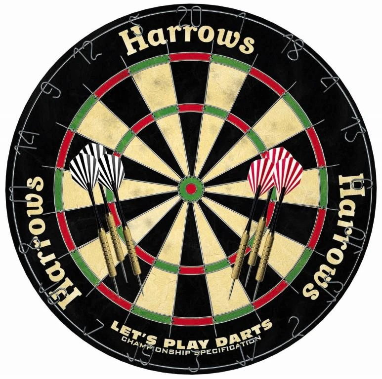 Harrows taikinys Lets Play Darts su strėlytėmis