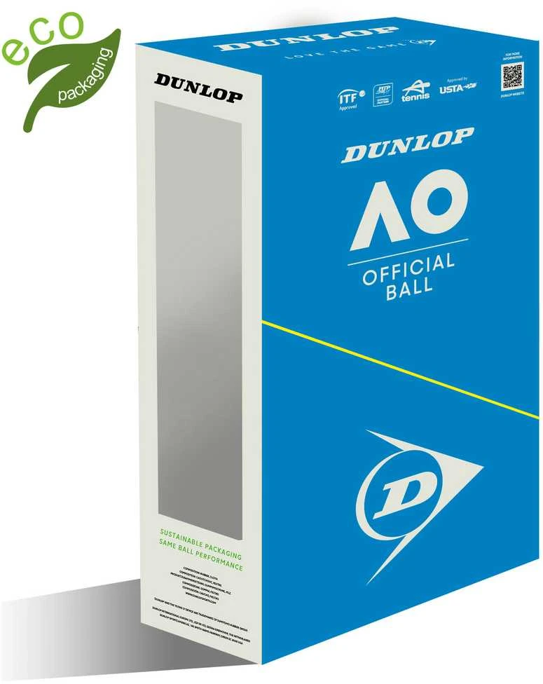 Dunlop Sport Teniso kamuol. DUNLOP AUSTRALIJOS ATVIRAS 2x4PET ITF