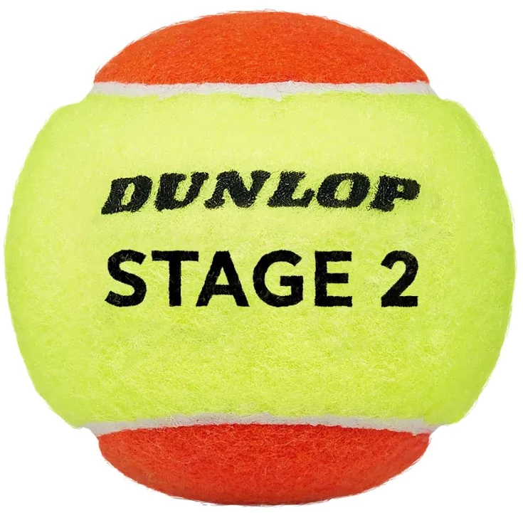 Orange Teniso kamuol. DUNLOP STAGE 2 Oranžinis 3PET ITF