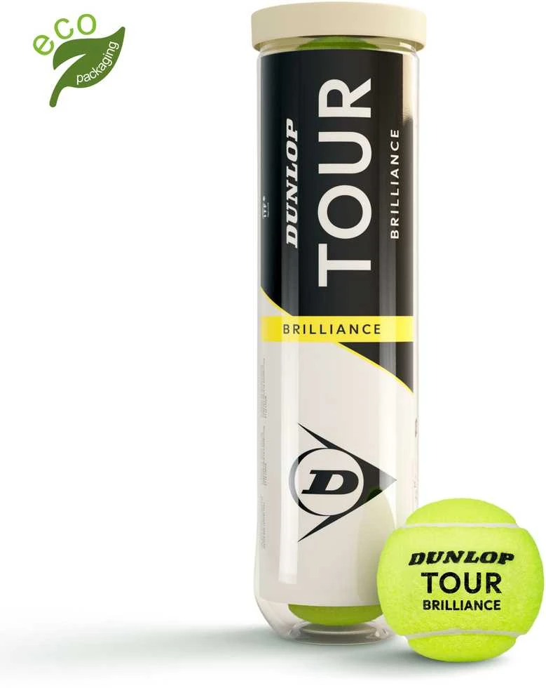 Teniso kamuol. DUNLOP TOUR BRILLIANCE 4PET ITF