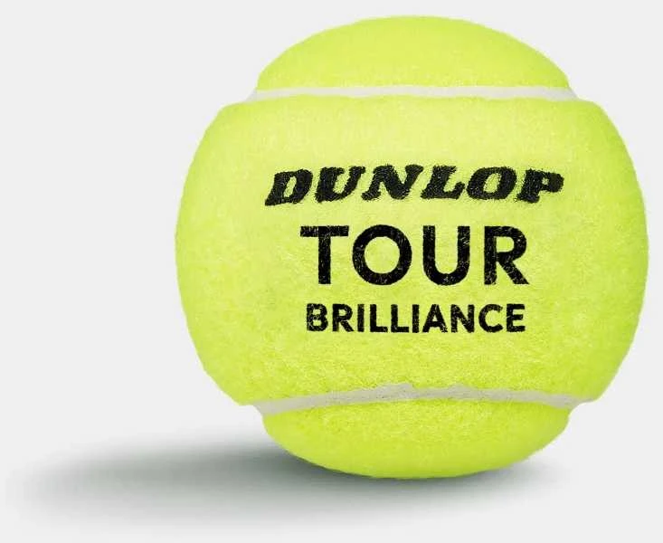 Teniso kamuol. DUNLOP TOUR BRILLIANCE 4PET ITF