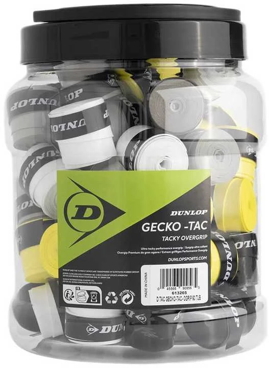 Dunlop Teniso raketės virš. apvija GECKO-TAC 60vnt. mixed