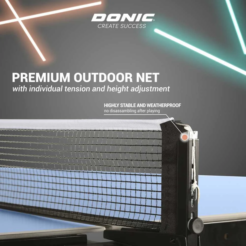 Teniso stalas outdoor 6mm DONIC Roller 1000 Mėlyna (Nemokamas pristatymas) (Nemokamas pristatymas)
