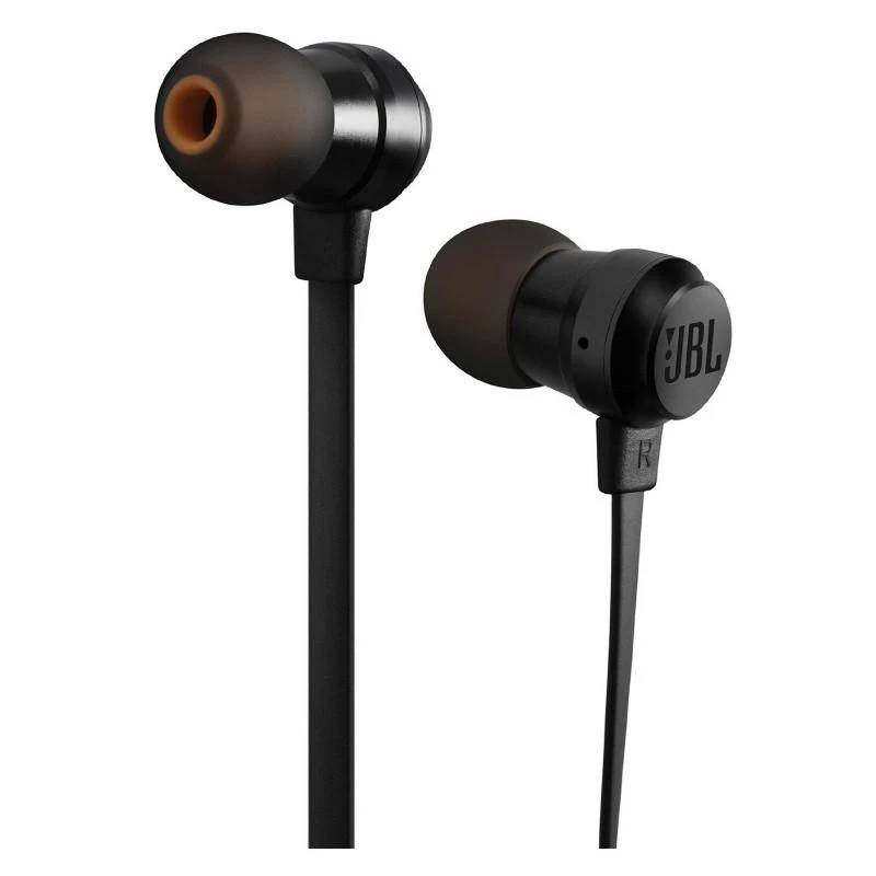 Ausinės JBL T110BLK, laidinės, Juodos