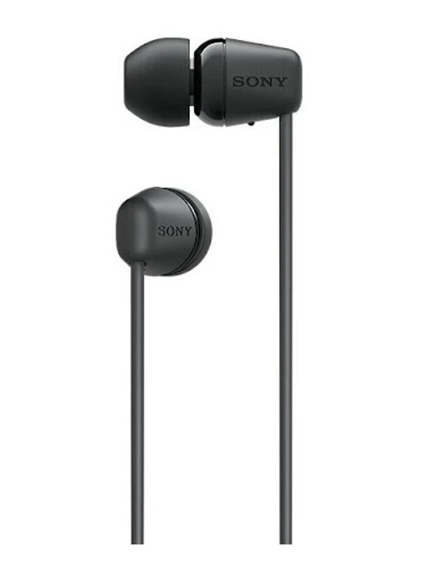 Belaidės į ausį įdedamos ausinės Sony WI-C100, Juodos