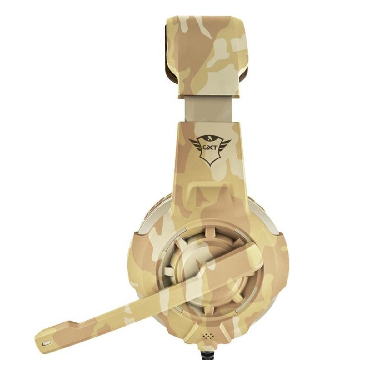 Žaidimų ausinės Trust GXT 310D Radius, Desert Camo, 22208