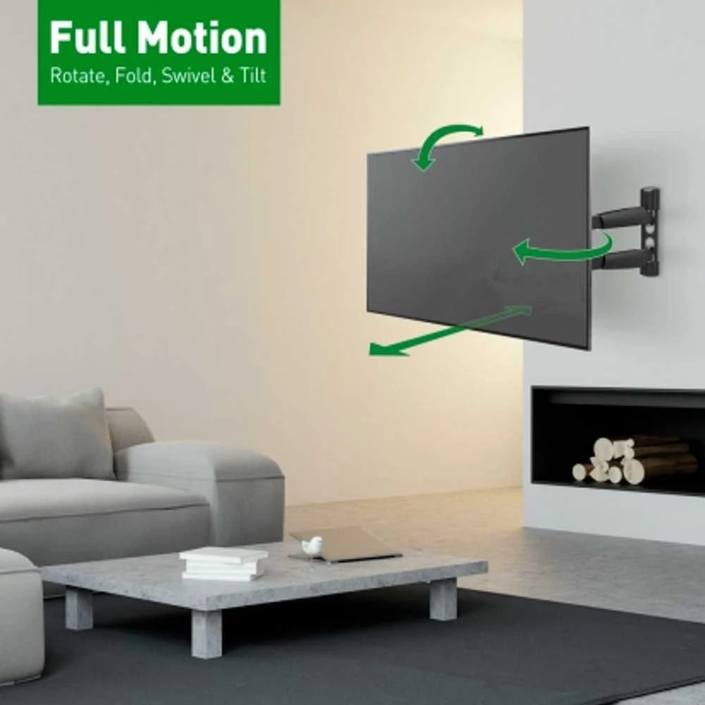 Laikiklis BARKAN BM343LP 13"-65" lygiam/lenktam TV, 4 lankstų, sieninis, prailgintas